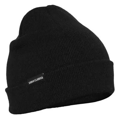 Basic Flap Beanie černá