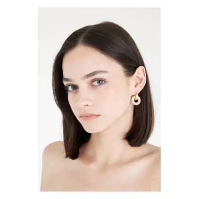 DEFACTO Women's Stone Gold Earrings