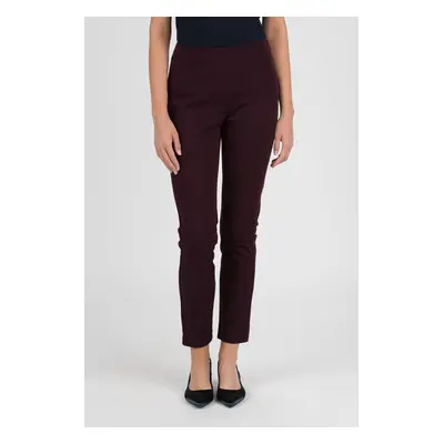 Tommy Hilfiger Trousers - JAZLYN HW ANKLE LEGGING burgundy