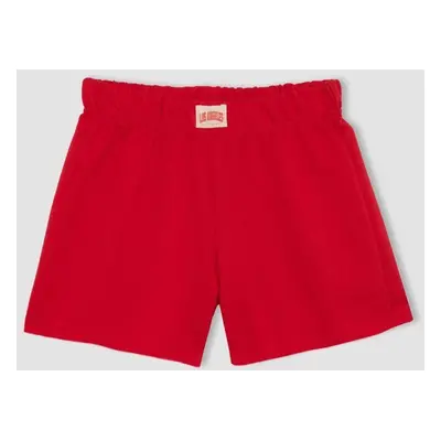 DEFACTO Girl's Woven Labeled Shorts