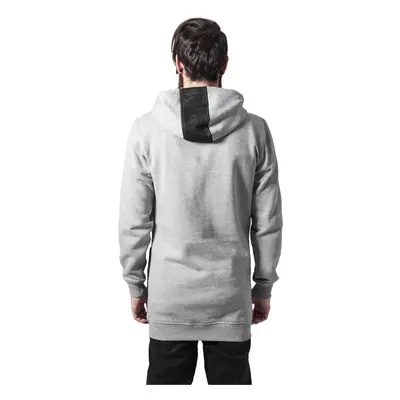 Long Peached Tech Zip Hoody šedá/bl