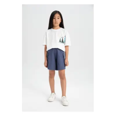 DEFACTO Girl's Cargo Fit Shorts