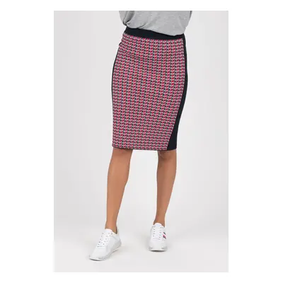 Tommy Hilfiger Skirt - VARENA PENCIL SKT dark blue-red-white