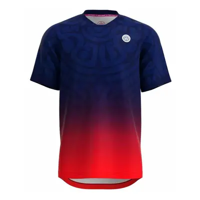 Chlapecké tričko BIDI BADU Colortwist Junior Tee Dark Blue/Red