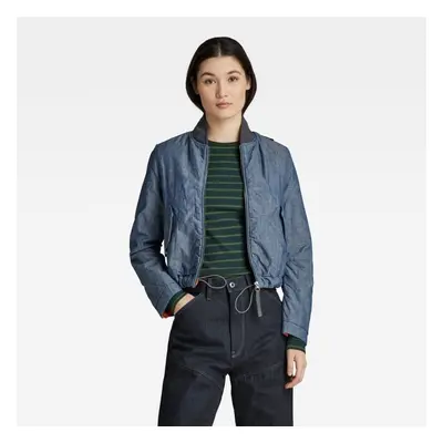 G-STAR Jacket - Padded Drawstring Bomber wmn blue