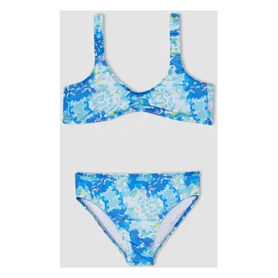 DEFACTO Girl's Patterned Bikini Set