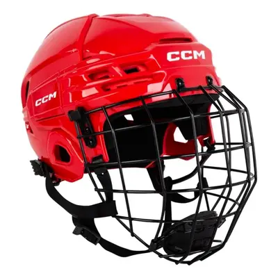 CCM Tacks red Hokejová helma Combo