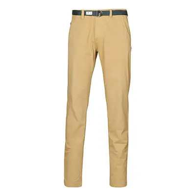 Tommy Jeans Pants - TJM TAPERED BELTED PANT khaki colors