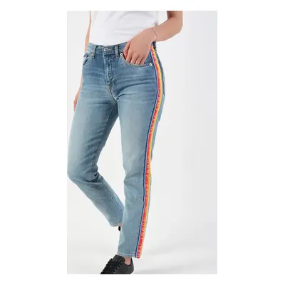 Jeans - Tommy Jeans HIGH RISE SLIM IZZY RNBWM blue