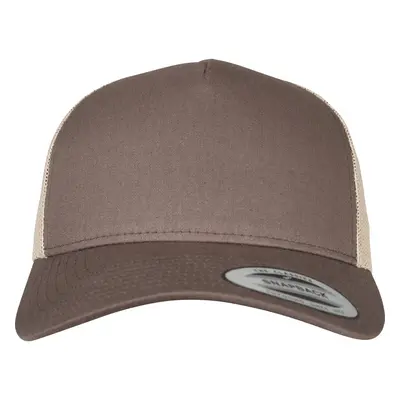 5-panelový retro Trucker 2-Tone Cap brn/khaki