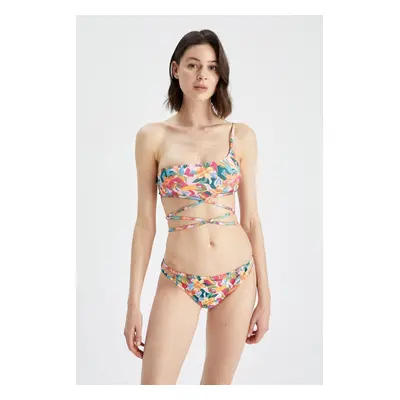 DEFACTO Fall In Love Regular Fit Floral Bikini Bottom