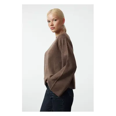 Trendyol Mink More Sustainable Basic Knitwear Sweater