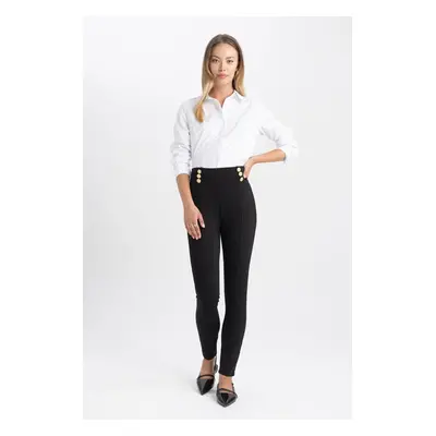 DEFACTO Buttoned High Waist Leggings