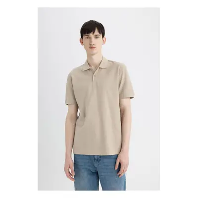 DEFACTO New Regular Fit Short Sleeve Basic Plain Polo Shirt