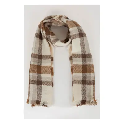 DEFACTO Women's Plaid Patterned Scarf