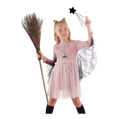 Denokids Halloween Spider Pink Tulle Girl Dress