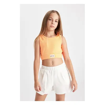 DEFACTO Girl's Crew Neck Undershirt