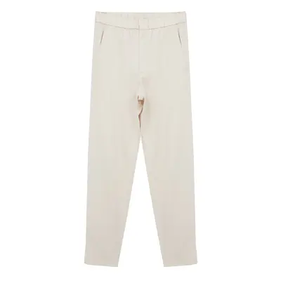 Trendyol Stone Waist Elastic Slim Fit Gabardine Hidden Closure Woven Trousers