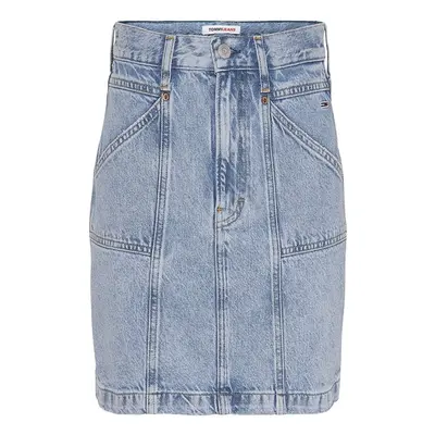 Skirt - Tommy Jeans MOM SKIRT K PCKT BE715 SVLBRG pale blue