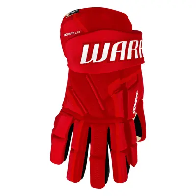 Warrior Covert QR5 red/white Hokejové rukavice, Junior