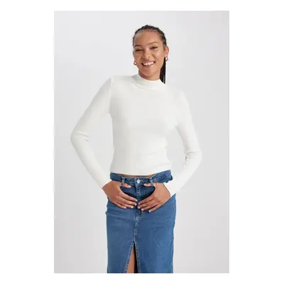 DEFACTO Slim Fit Half Turtleneck Sweater