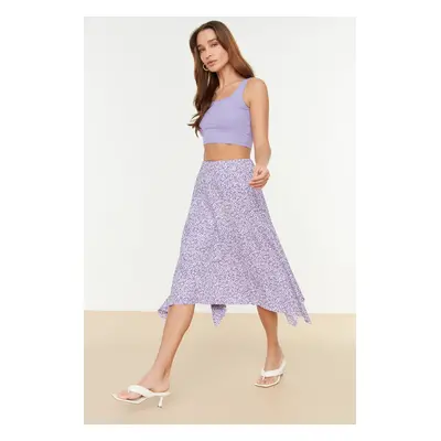 Trendyol Skirt - Purple - Midi