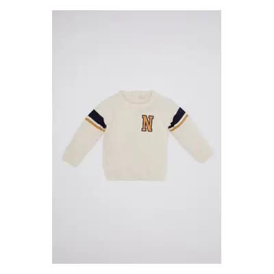 DEFACTO Baby Boy Printed Knitwear Sweater