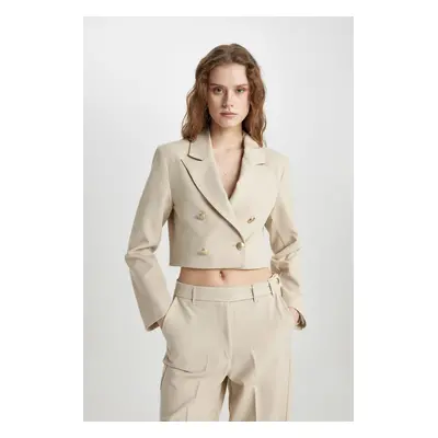 DEFACTO Crop Blazer Jacket