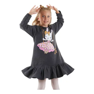 Denokids Glitter Rabbit Girl's Dress