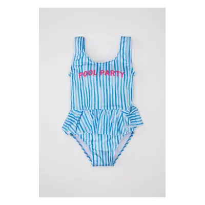 DEFACTO Baby Girl Patterned Swimsuit