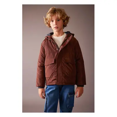 DEFACTO Boy&#39;s Water Repellent Hooded Coat