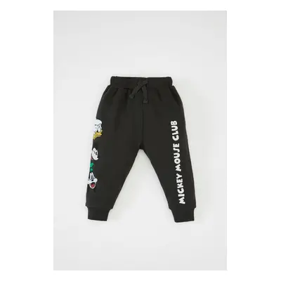 DEFACTO Baby Boy Anthracite Elastic Waist Leg Disney Mickey & Minnie Sweatpants