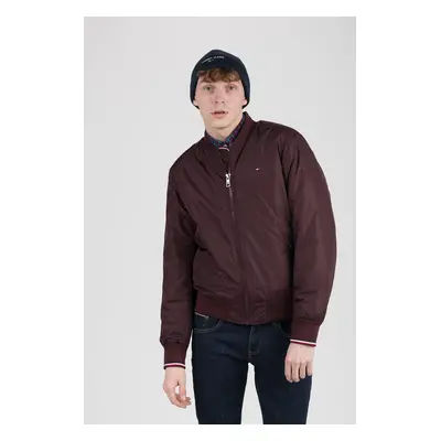 Tommy Hilfiger Jacket - PADDED BOMBER burgundy