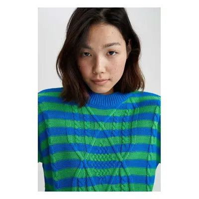 DEFACTO Regular Fit Crew Neck Knitwear Sweater