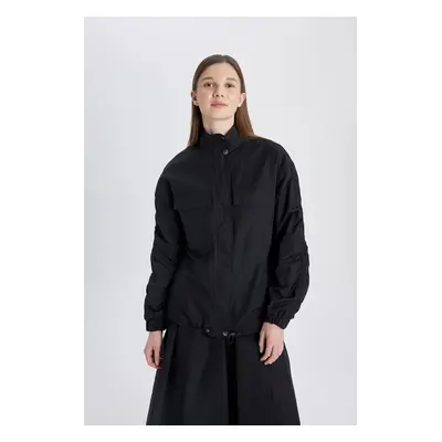 DEFACTO Oversize Wide Cut Half Turtleneck Parachute Jacket