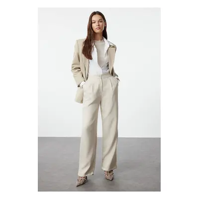 Trendyol Mint Straight/Straight Cut Woven Trousers