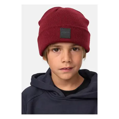 Logopatch Beanie Kids 2-Pack uhlí+bordó