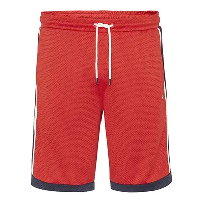 Tommy Jeans Shorts - TJM MESH BASKETBALL SHORT red