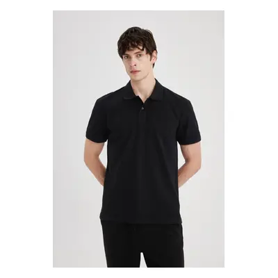 DEFACTO New Regular Fit Short Sleeve Basic Plain Polo Shirt