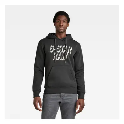 G-STAR Sweatshirt - Retro shadow gr hdd sw grey