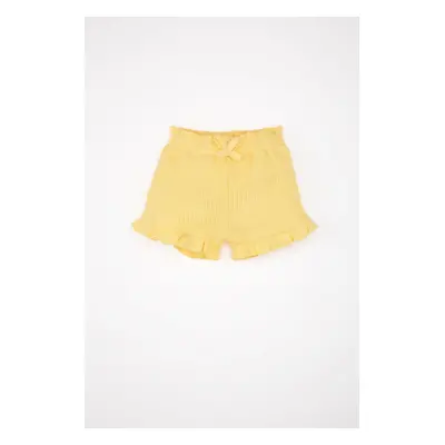 DEFACTO Baby Girl Comfort Fit Waffle Shorts