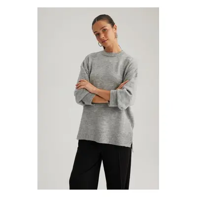 DEFACTO Relax Fit Crew Neck Sweater Tunic