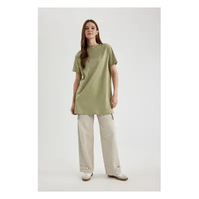 DEFACTO Basic Plain Gabardine Trousers with Cargo Pocket