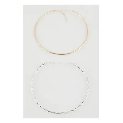 DEFACTO Women's Set of Short Necklaces