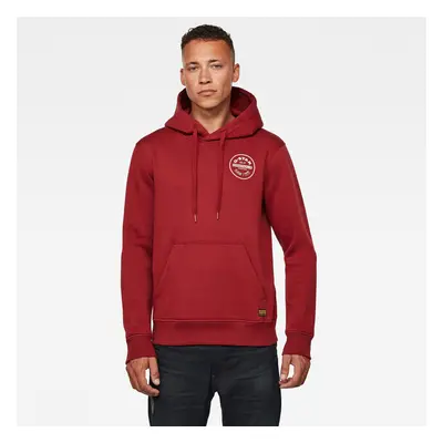 G-STAR Sweatshirt - Round originals hdd sw l\s red