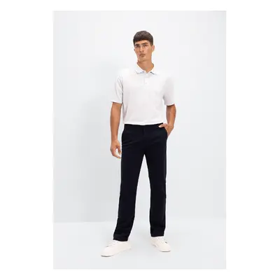 DEFACTO Canvas Chino Pants Standard Fit Pocket Cotton Flexible Straight Leg