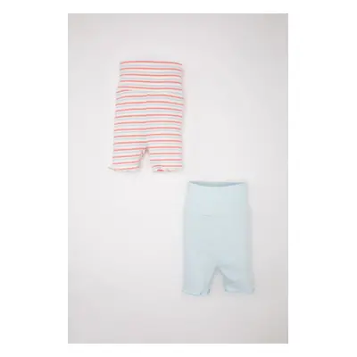 DEFACTO Baby Girl Striped Ribbed Camisole 2-Piece Shorts