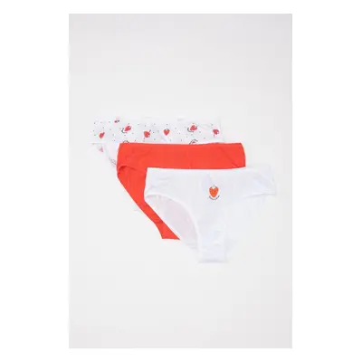 DEFACTO Girl Patterned 3-Pack Slip Panties