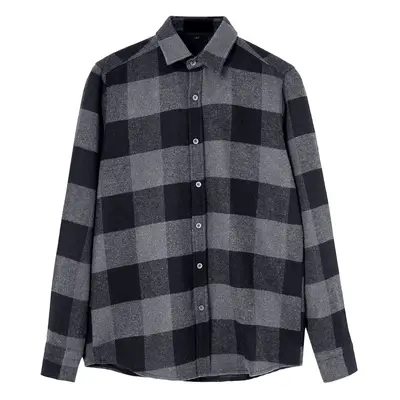 Trendyol Black Regular Fit Winter Checkered Lumberjack Shirt