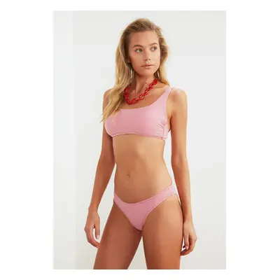 Trendyol Bikini Bottom - Red - Plain